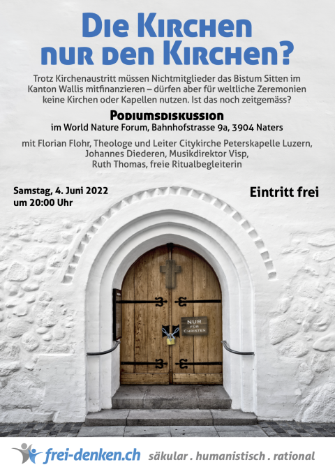 Die Kirchen nur den Kirchen? Naters, 4.6.2022