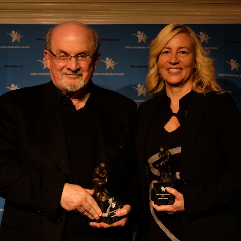 Rushdie und Miller mit Freidenkerpreis